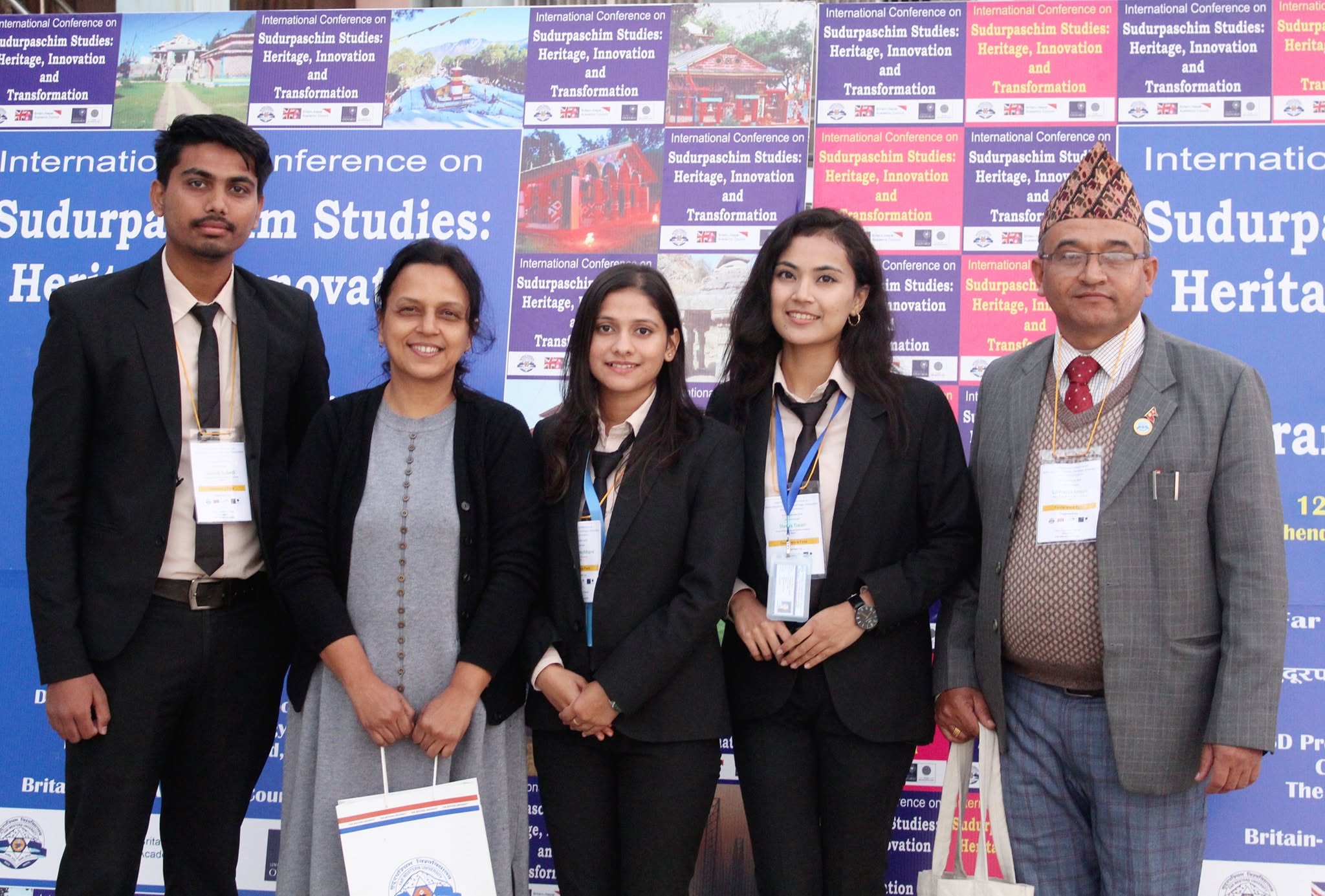 Group photograph at the International Conference on Sudurpaschim Studies in Nepal